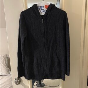 Market & Spruce Black Cardigan with Long Sleeves